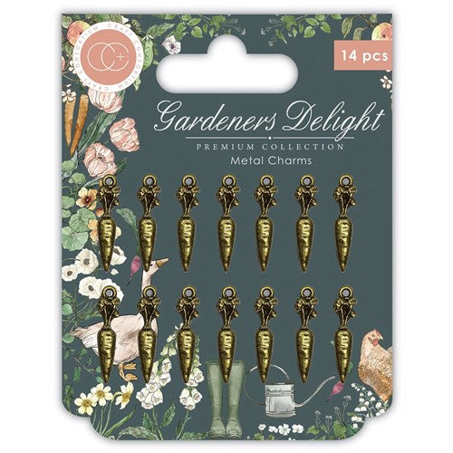 Simon Says Stamp! Craft Consortium GARDENERS DELIGHT Carrot Metal Charms CCMCHRM035