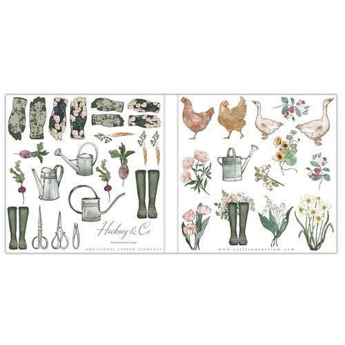 Simon Says Stamp! Craft Consortium GARDENERS DELIGHT 6 x 6 Paper Pad CCPPAD035B