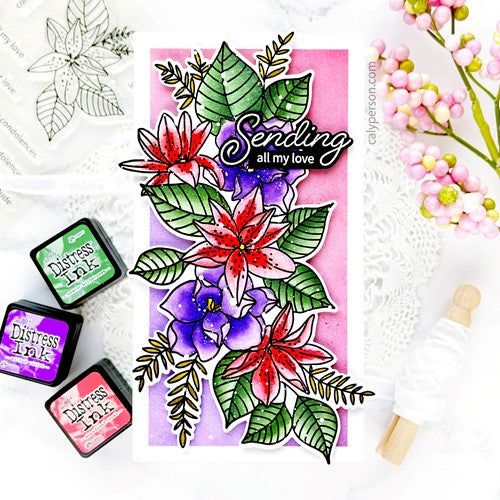 Simon Says Stamp! Gina K Designs BEAUTIFUL BLOOMS Clear Stamps as17