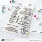 Simon Says Stamp! Mama Elephant Clear Stamps MIXED BDAY WISHES