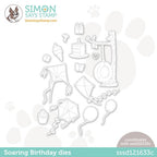 Simon Says Stamp! Simon Says Stamp SOARING BIRTHDAY Wafer Dies sssd121633c *