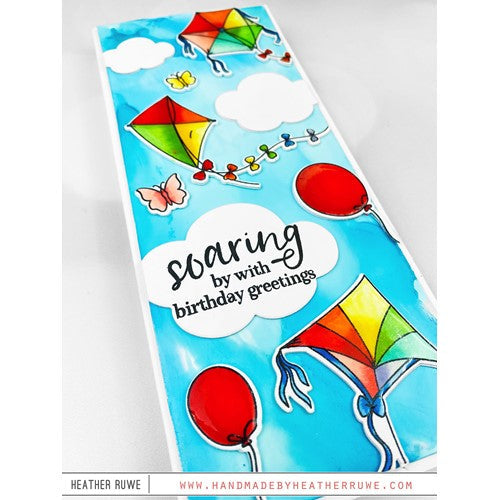 Simon Says Stamp! Simon Says Stamp SOARING BIRTHDAY Wafer Dies sssd121633c * | color-code:ALT0