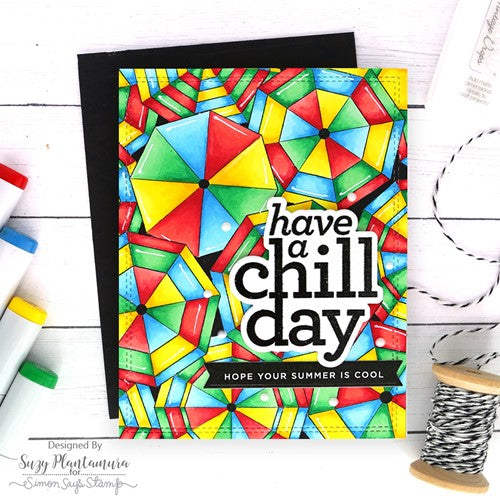 Simon Says Stamp! CZ Design Wafer Dies BEACHY KEEN czd171c Let's Chill | color-code:ALT9