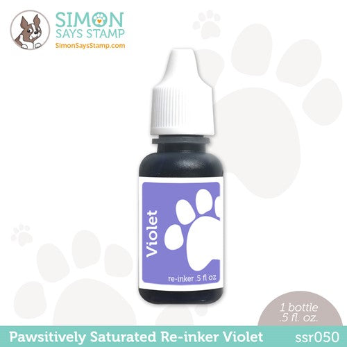 Simon Says Stamp! Simon Says Stamp Pawsitively Saturated RE-INKER VIOLET ssr050
