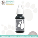 Simon Says Stamp! Simon Says Stamp Pawsitively Saturated RE-INKER CHARCOAL ssr060
