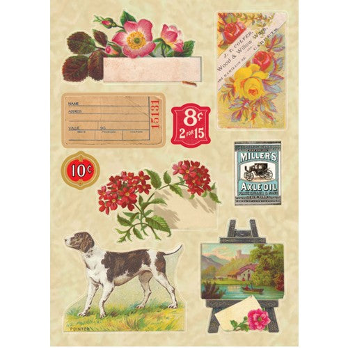 Simon Says Stamp! CH-001 Spellbinders BUTLER'S VARIETY Sticker Pad