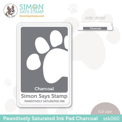 Simon Says Stamp! Simon Says Stamp Pawsitively Saturated Ink Pad CHARCOAL ssk060