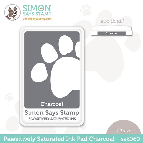 Simon Says Stamp Charcoal Pawsitively Saturated Ink Pad
