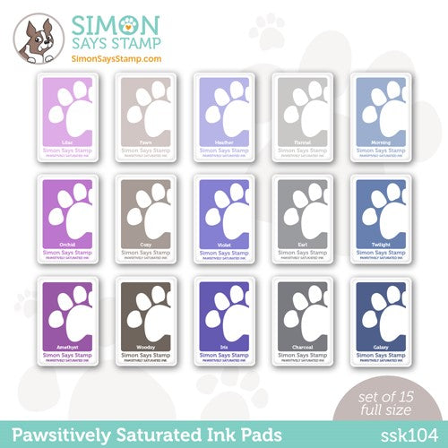 Simon Says Stamp! Simon Says Stamp Pawsitively Saturated Ink Set GRADIENT 4 ssk104