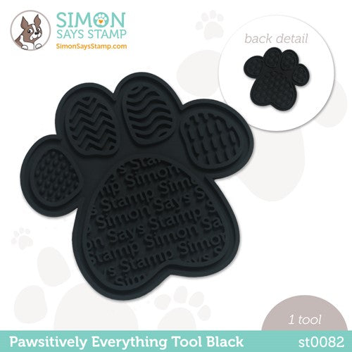 Simon Says Stamp! Simon Says Stamp PET PAWSITIVELY EVERYTHING TOOL BLACK st0082