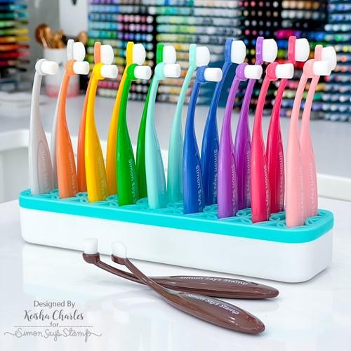 Simon Says Stamp! Simon Says Stamp DETAIL FLAT BLENDING BRUSHES st0066