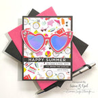 Simon Says Stamp! CZ Design Sentiment Strips CHILL SUMMER czg039