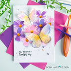 Simon Says Stamp! Simon Says Stamp Embossing Folder And Dies GRACEFUL BUTTERFLY SET sfd268
