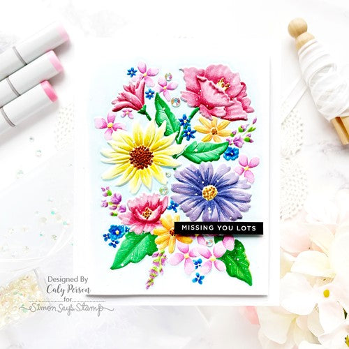 Rainbow Splash Embossing Folder Tiny Florals rsef4 – Simon Says Stamp
