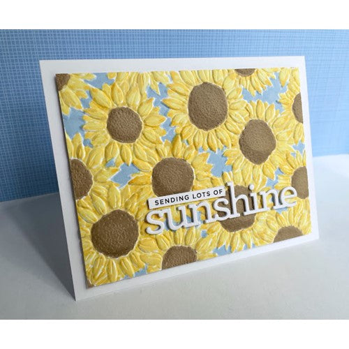 Simon Says Stamp! Simon Says Stamp Embossing Folder And Die SUNFLOWER FIELD sfd274 | color-code:ALT00