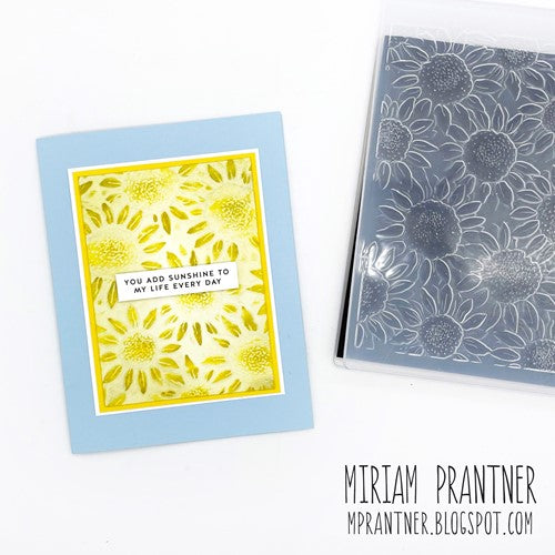 Simon Says Stamp! Simon Says Stamp Embossing Folder And Die SUNFLOWER FIELD sfd274 | color-code:ALT5