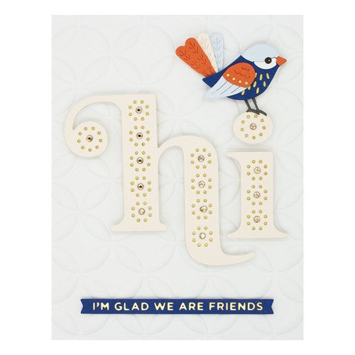 Simon Says Stamp! GLP-321 Spellbinders JUST WANTED TO SAY Glimmer Hot Foil Plates