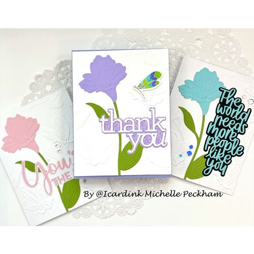 Simon Says Stamp! Simon Says Stamp Embossing Folder And Die ALSTROEMERIA BUNCH sfd280