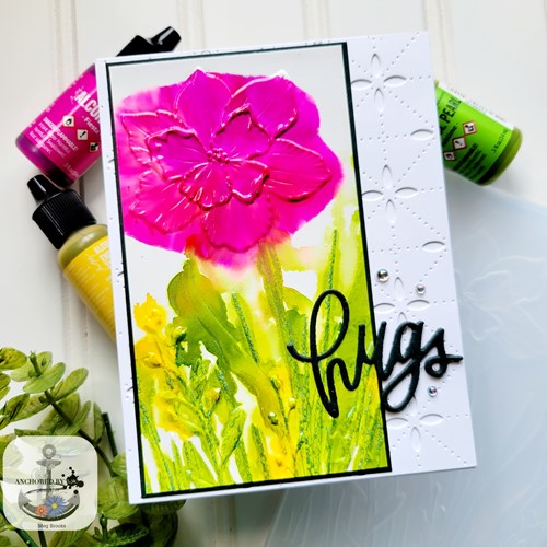 Simon Says Stamp! Simon Says Stamp Embossing Folder And Die DANDY FLORAL sfd263 | color-code:ALT8