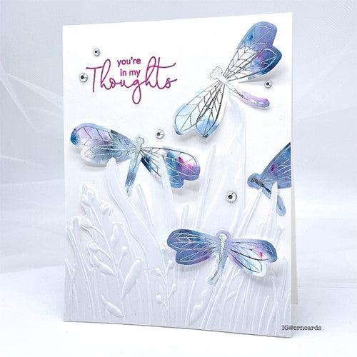 Simon Says Stamp! Simon Says Stamp DELIGHTFUL DRAGONFLIES Hot Foil Plates and Dies s773