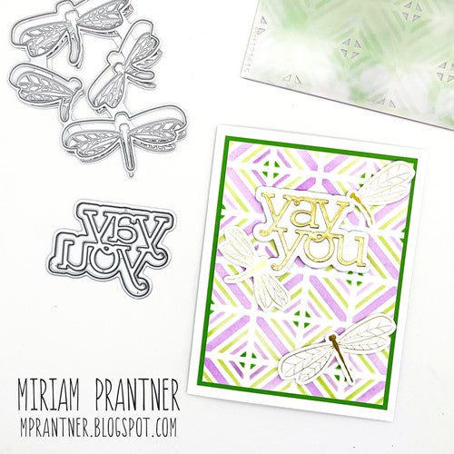 Simon Says Stamp! Simon Says Stamp DELIGHTFUL DRAGONFLIES Hot Foil Plates and Dies s773 | color-code:ALT8