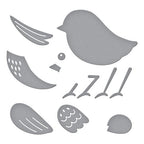 Simon Says Stamp! S1-054 Spellbinders SWEET BIRDIE Etched Dies
