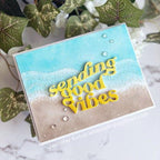 Simon Says Stamp! Simon Says Stamp SENDING GOOD VIBES Wafer Dies sssd112630 | color-code:ALT0