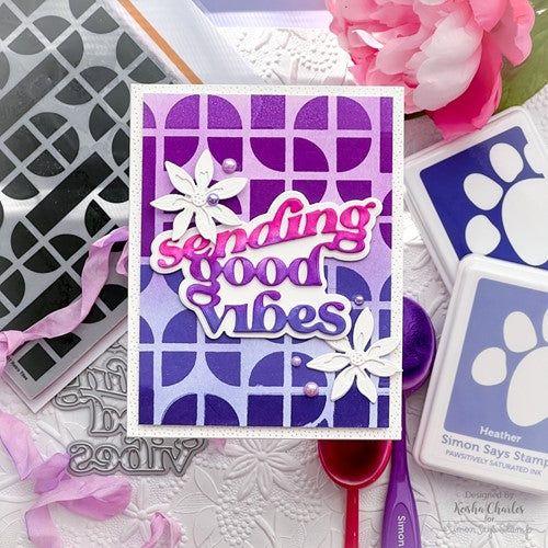 Simon Says Stamp! Simon Says Stamp SENDING GOOD VIBES Wafer Dies sssd112630
