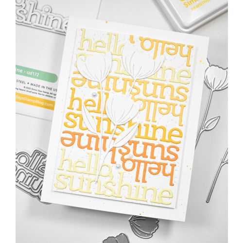 Simon Says Stamp! CZ Design Wafer Dies HELLO SUNSHINE czd172 Let's Chill | color-code:ALT0