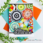 Simon Says Stamp! CZ Design Wafer Dies HELLO SUNSHINE czd172 Let's Chill