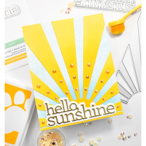 Simon Says Stamp! CZ Design Wafer Dies HELLO SUNSHINE czd172 Let's Chill