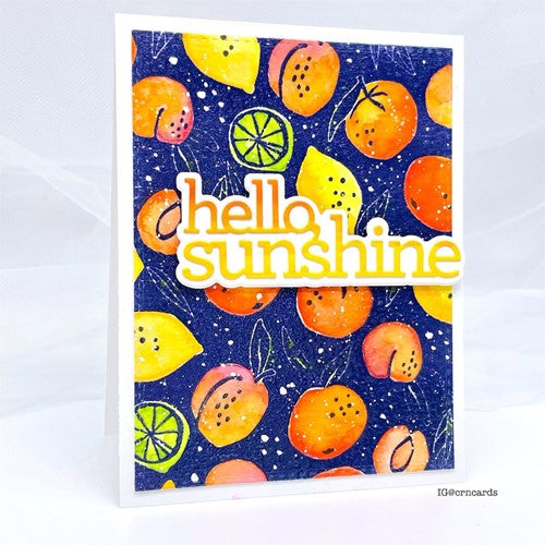 Simon Says Stamp! CZ Design Wafer Dies HELLO SUNSHINE czd172 Let's Chill