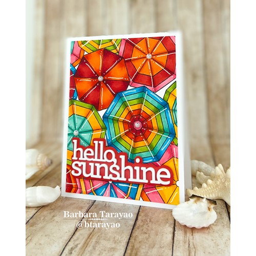 Simon Says Stamp! CZ Design Wafer Dies HELLO SUNSHINE czd172 Let's Chill | color-code:ALT3