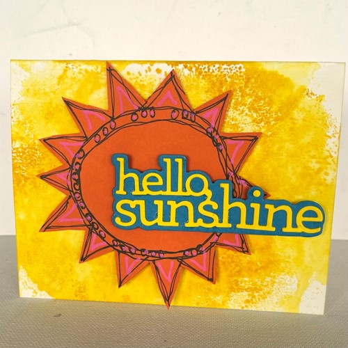 Simon Says Stamp! CZ Design Wafer Dies HELLO SUNSHINE czd172 Let's Chill