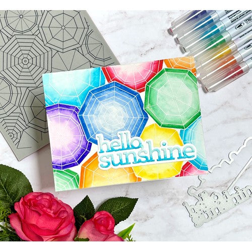 Simon Says Stamp! CZ Design Wafer Dies HELLO SUNSHINE czd172 Let's Chill | color-code:ALT8