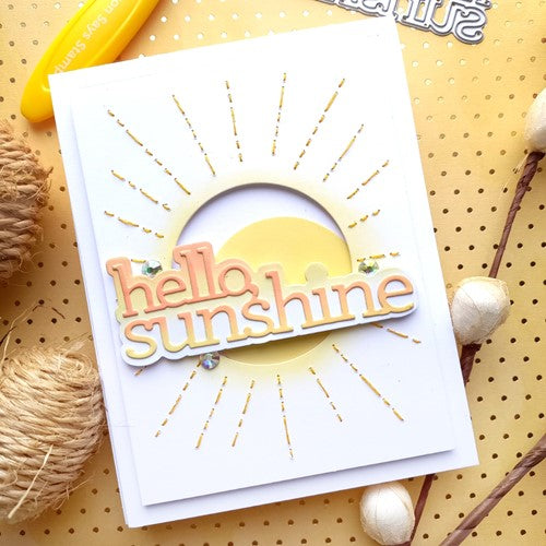 Simon Says Stamp! CZ Design Wafer Dies HELLO SUNSHINE czd172 Let's Chill | color-code:ALT9