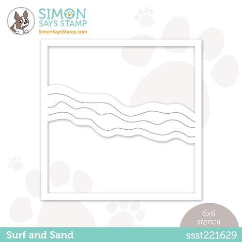 Simon Says Stamp! Simon Says Stamp Stencil SURF AND SAND ssst221629
