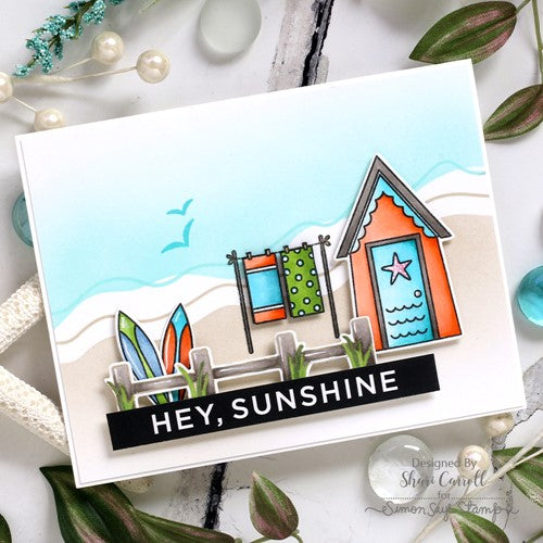 Simon Says Stamp! Simon Says Stamp Stencil SURF AND SAND ssst221629 | color-code:ALT000