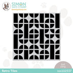 Simon Says Stamp! Simon Says Cling Stamps RETRO TILES sss102537