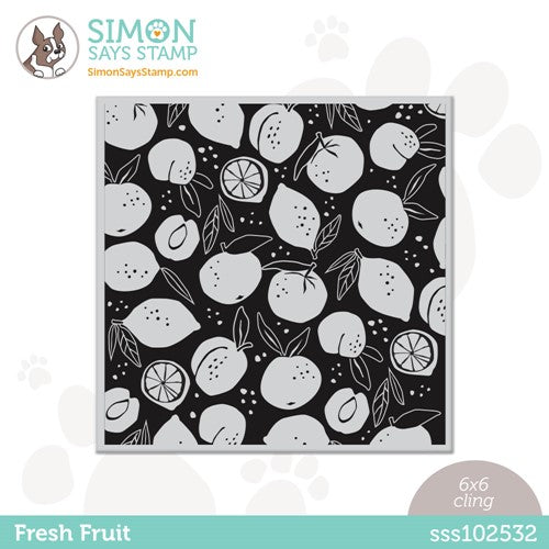 Simon Says Stamp! Simon Says Cling Stamps FRESH FRUIT sss102532 *