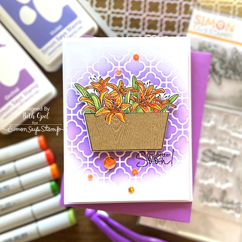 Simon Says Stamp! Simon Says Clear Stamps FLOWERS FOR YOU sss202476c