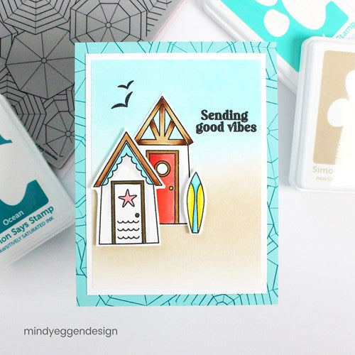 Simon Says Stamp! Simon Says Clear Stamps BEACH HUTS sss302536c | color-code:ALT2