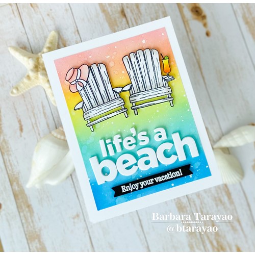 Simon Says Stamp! Simon Says Clear Stamps LET'S GET AWAY sss302533c