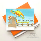 Simon Says Stamp! Simon Says Clear Stamps LET'S GET AWAY sss302533c