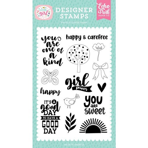 Simon Says Stamp! Echo Park GIRL POWER Clear Stamps aag282045*