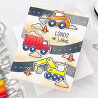 Simon Says Stamp! Pretty Pink Posh LAYERED ROADS Stencils