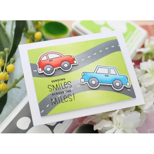 Simon Says Stamp! Pretty Pink Posh LAYERED ROADS Stencils