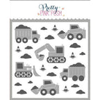 Simon Says Stamp! Pretty Pink Posh LAYERED CONSTRUCTION Stencils