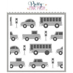 Simon Says Stamp! Pretty Pink Posh LAYERED CARS Stencils