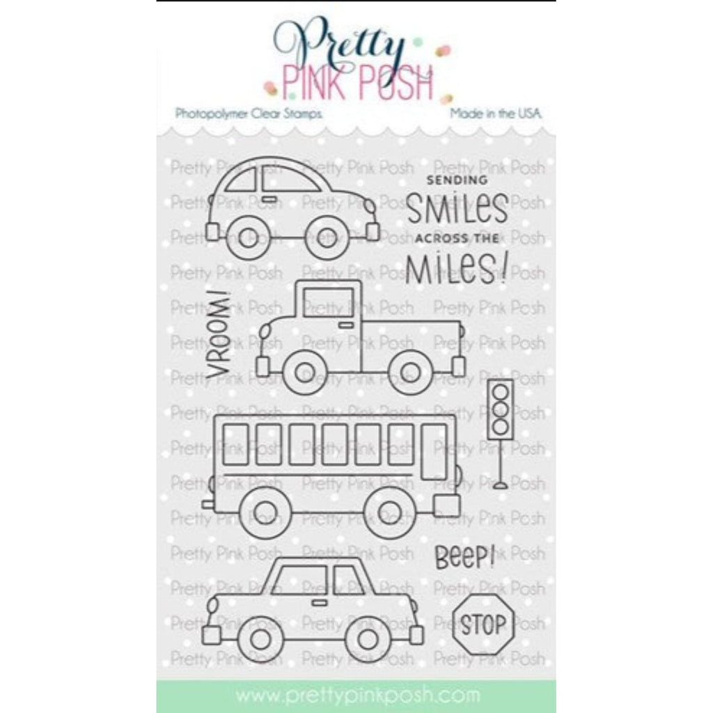 Simon Says Stamp! Pretty Pink Posh ACROSS THE MILES Clear Stamps